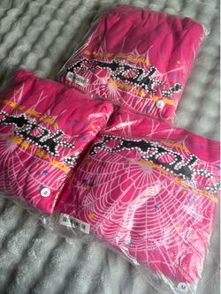 Pink spider hoodie