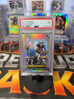 2024 Donruss Brock Bowers Downtown Rookie PSA 9