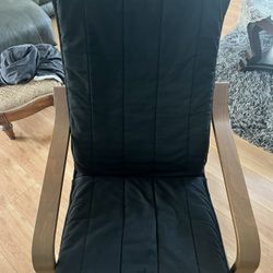 Armchair, brown/Knisa black