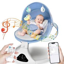 Electric Baby Swing for Infants to Toddler Portable