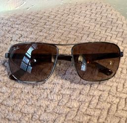 Ray Ban Sunglasses - Gunmetal Frame, Made In Italy