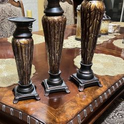 Candle Holders  18”15”12”