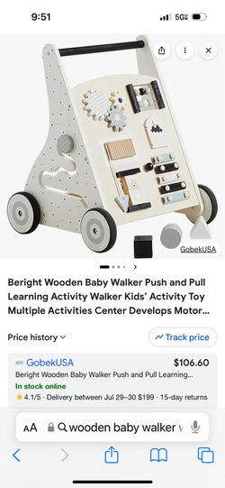 Baby Walker toy with puzzles