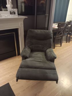 Grey recliner
