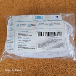 $5  NEW!  8 COTTON FACE MASKS 