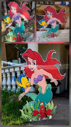 Large characters cutouts
