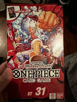 One Piece ST-31 Starter Deck Luffy Red Op-16