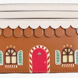 Kate Spade Gingerbread House cardholder