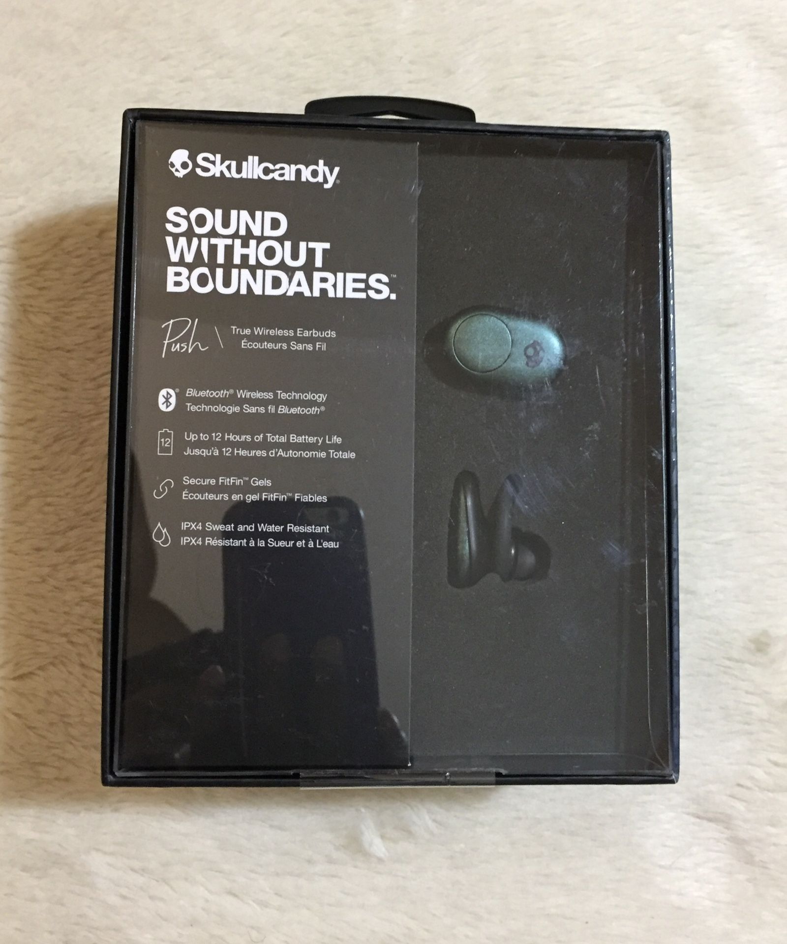 Skullcandy Push True Wireless Bluetooth Earbuds- Psycho Tropical