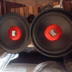 2 - 12" DUEL Subwoofers
