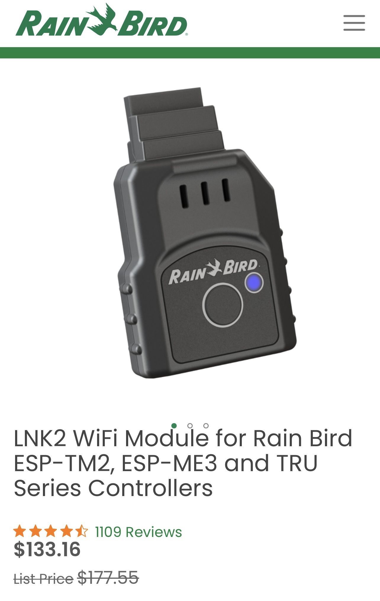 WiFi Module for Rain Bird for Sprinklers System 