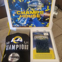 SUPERBOWL RAMS CHAMPS SEASON TIX HOLDER