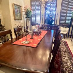 Beautiful Dining Table and 10 Chairs