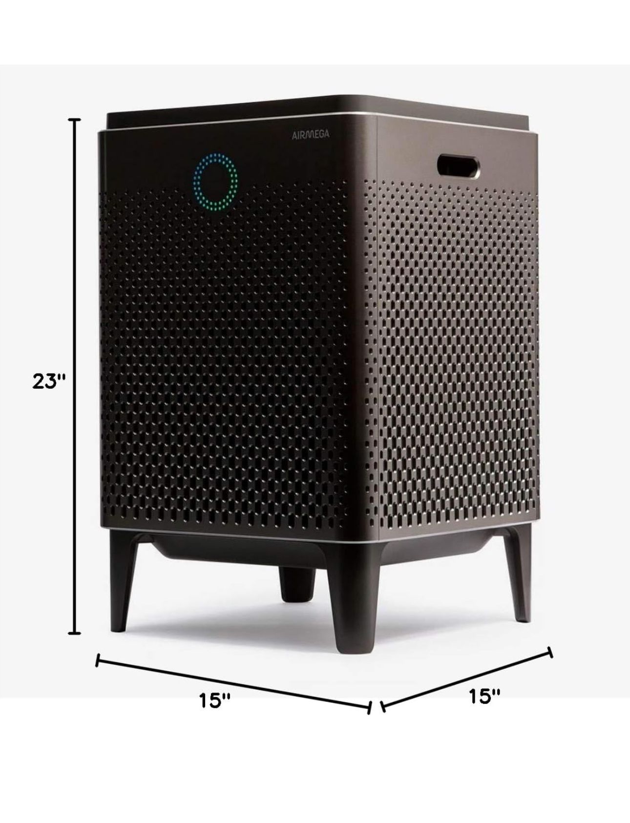 Coway Airmega 400S(G) App-Enabled Smart Technology Compatible with Amazon Alexa True HEPA Air Purifier, Covers 1,560 sq. ft, Graphite
