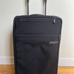 Briggs & Riley Baseline 22” Expandable Carry-On 2 Wheel Luggage Black