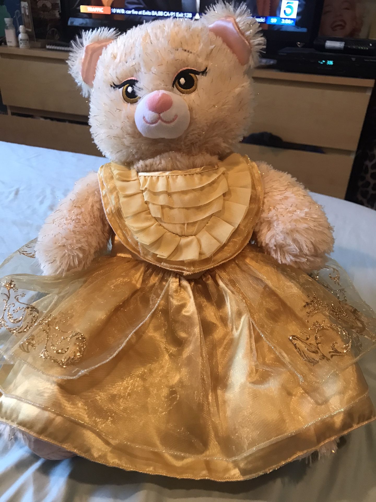 Belle/Bear (17”) stuffed toy