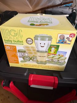 Baby Magic Bullet, Puree and Blend Baby Food Maker, Cups and Storage