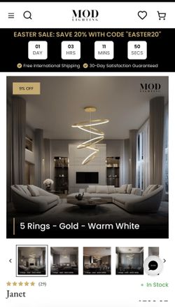 Modern Hanging Chandelier