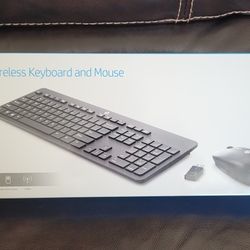 New In Box -- Hp Slim Wireless Keyboard And Mouse