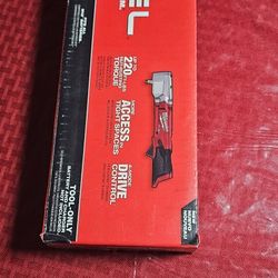 MILWAUKEE M12V FUEL BRUSHLESS 3/8-RIGHT ANGLE IMPACT WRECH W/-FRICTION RING BRAND NEW TOOL ONLY 