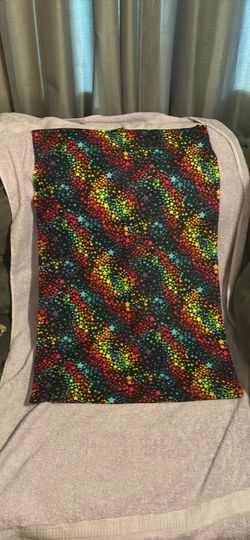 Rainbow Colored Star Pillow Case