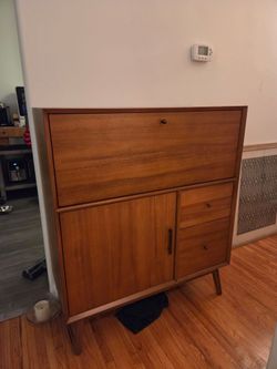West Elm Mid Century Modern Secretary Desk