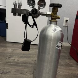 Aquarium CO2 REGULATOR  UNS with 5lb CO2 tank
