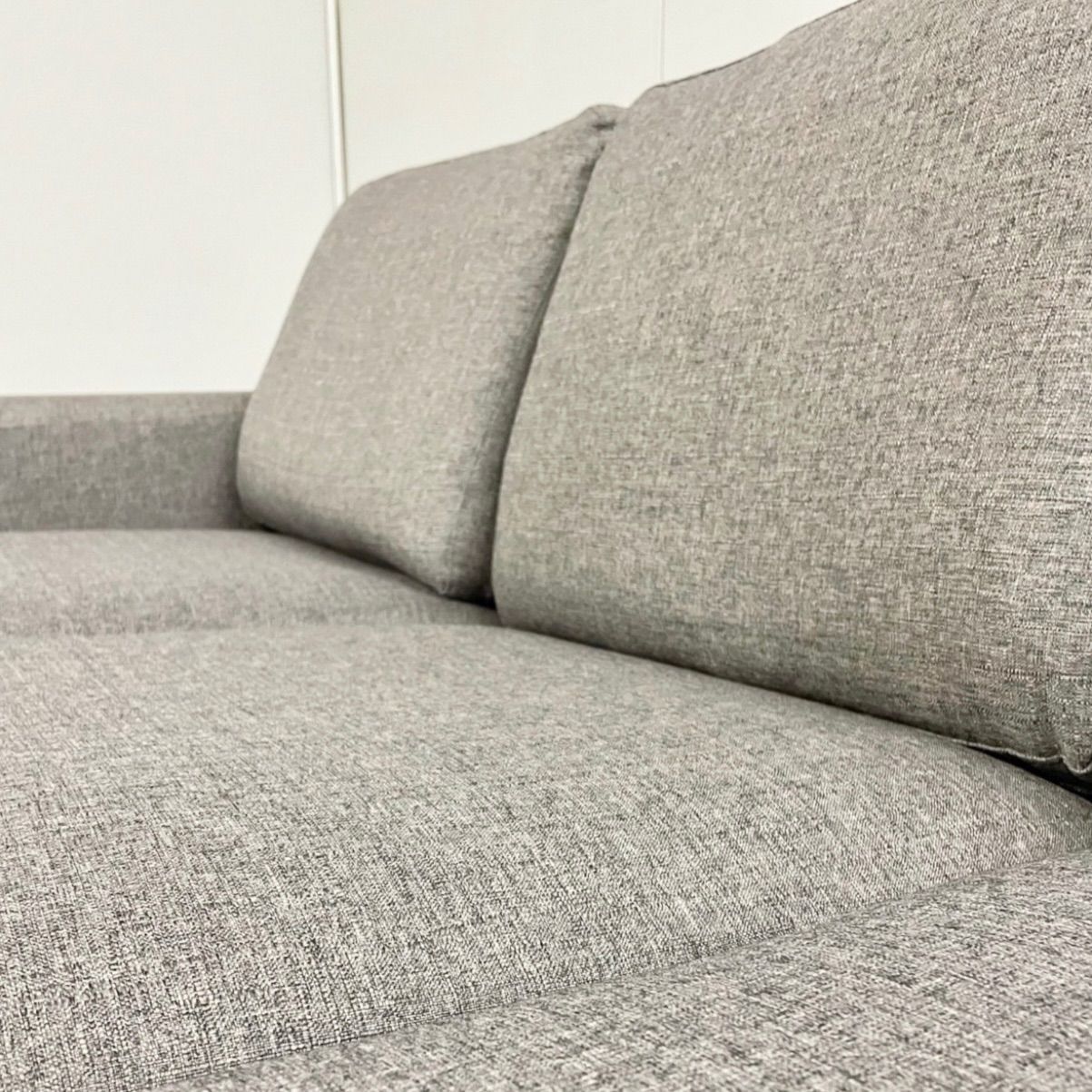 Gray Mid Century Modern 82” Sectional Sofa