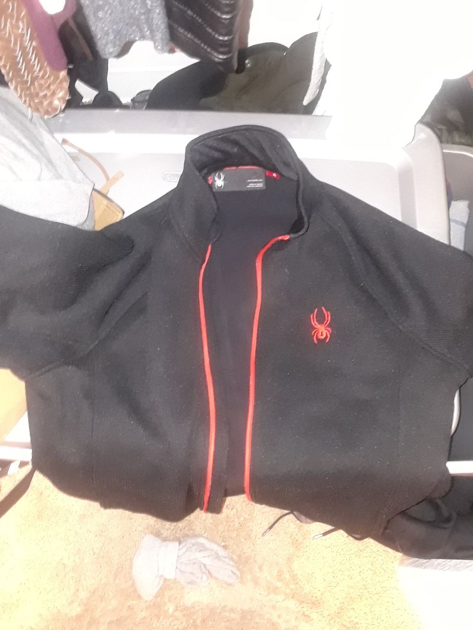 Men Spyder Fleece Jacket sizeXL