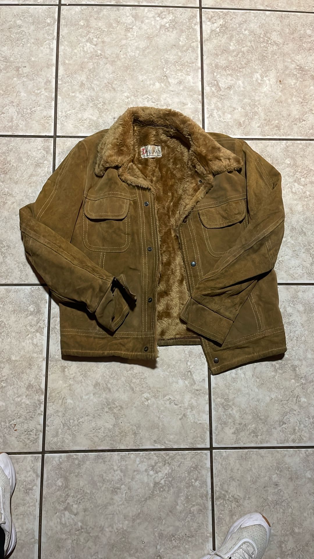 Men’s Size 44 Suede Vintage Jacket