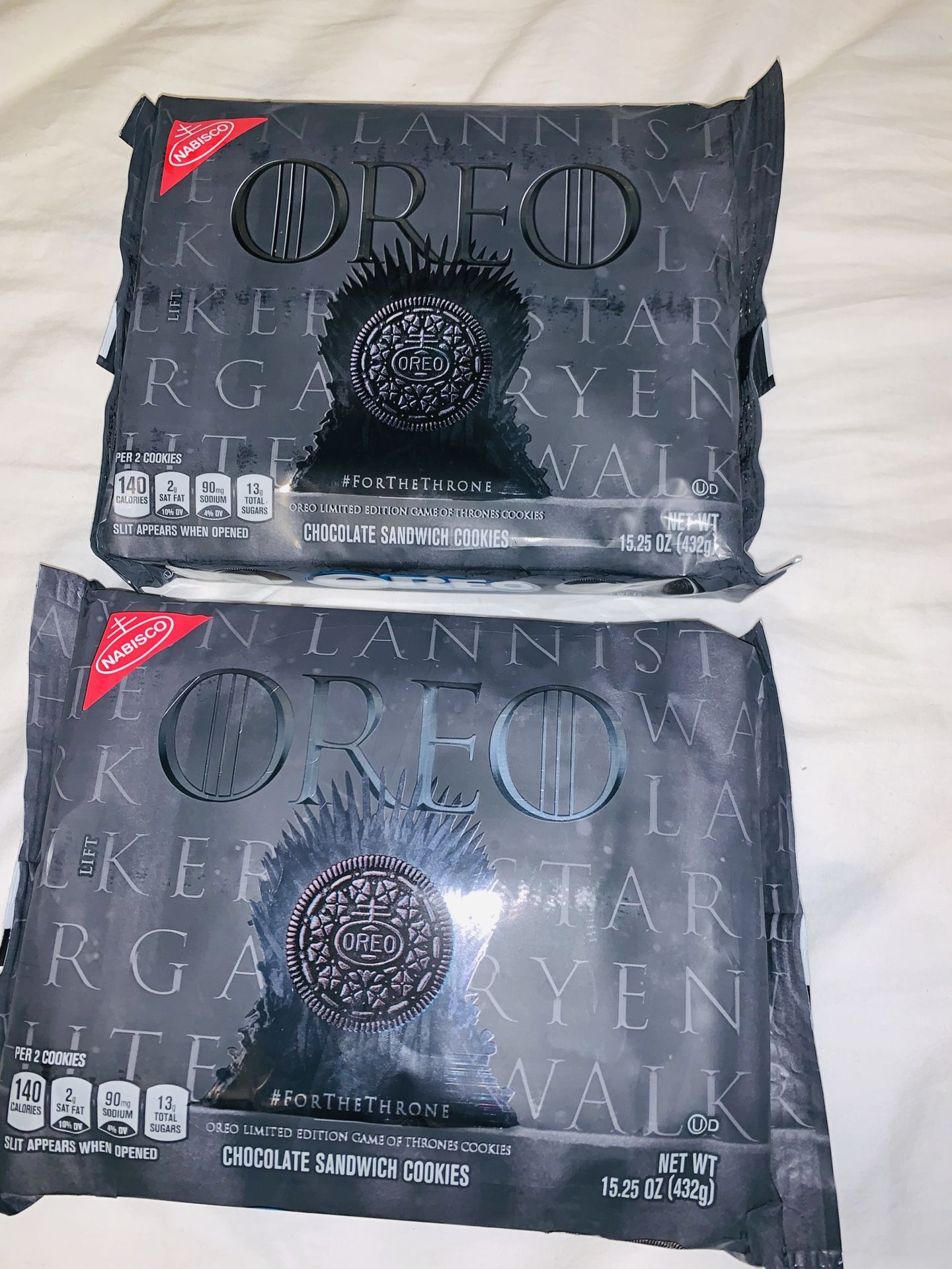 GAME OF THRONES LIMITED EDITION OREOS