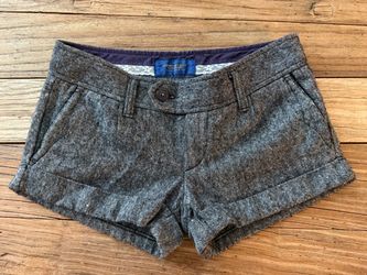 American Eagle Outfitters wool/polyester blend shorts size 0