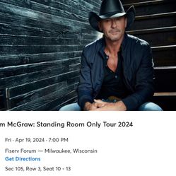 Tim McGraw @ Fiserv Tickets