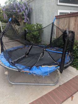 FREE Trampoline with Safety Net Enclosure
