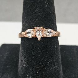 Genuine Morganite Ring
