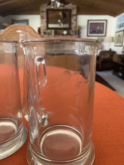 Princess House Crystal Beer Steins
