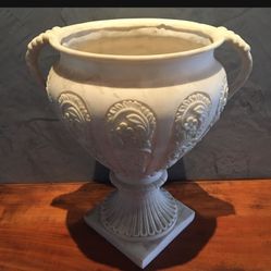 Antique Alabaster Urn Vase Grecian Greek Roman 