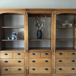 Wall Shelving and Drawer Unit