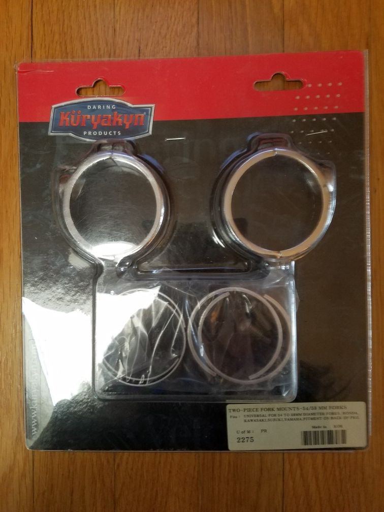 KURYAKYN 2 PIECE FORK MOUNTS 54/58 MM