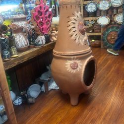 Chimenea De Auténtico Barro, Completamente Artesanal