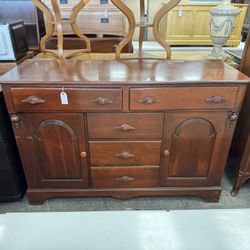 Vintage Sideboard Buffet, Drawer Cabinet Storage