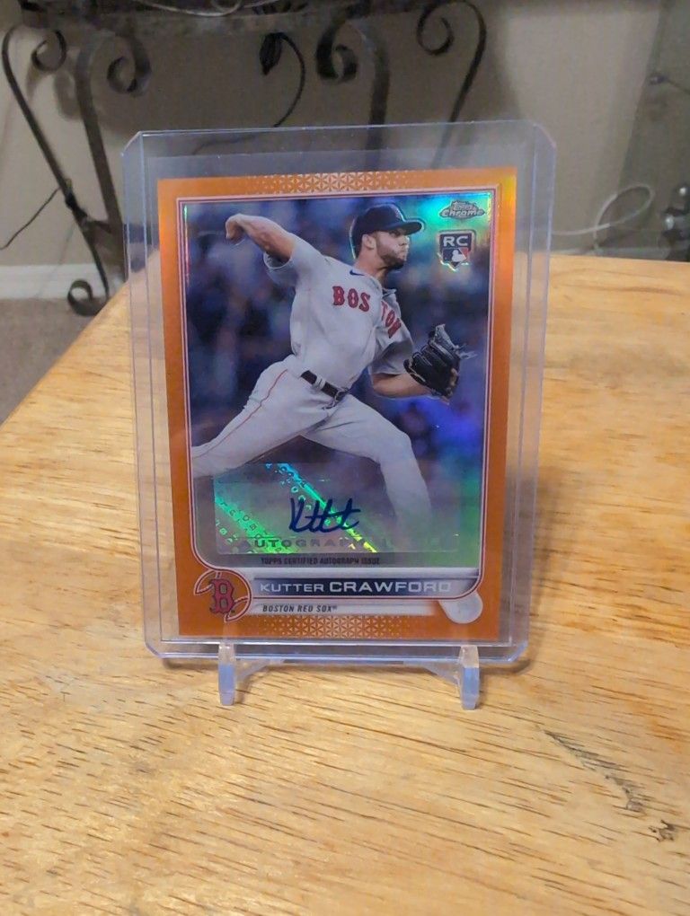 Kutter Crawford 2022 Topps Chrome Orange
