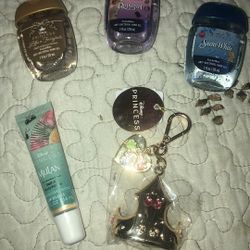 Disney Princess Bath & Body Works Keychain Hand Sanitizer Bundle