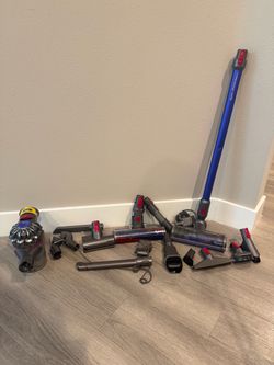 Title: Dyson V8 Total Clean+ Vacuum & Huge Attachment Bundle – For Parts / Repair