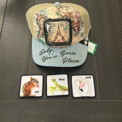 Goorin Bros Friday Drop (Eat Pray Love) Interchangeable Patches