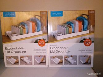 2 YouCopia StoraLid Expandable Lid Organizer