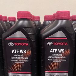 *Set Of 6 Quarts * Genuine Toyota ATF WS