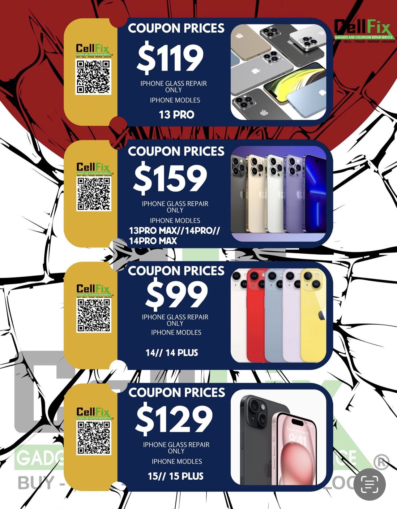 Cellfix Repair Coupon