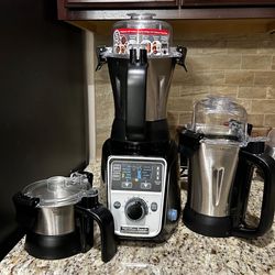 Hamilton Beach professional 4-in-1 juicer Mixer Grinder , Commercial -Grade 1400 Watt motor , 3 Leakproof jars
