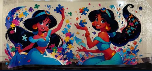 Disney Princesses Uv Dtf Wraps